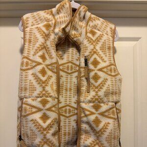 Pendleton Fleece Vest XS